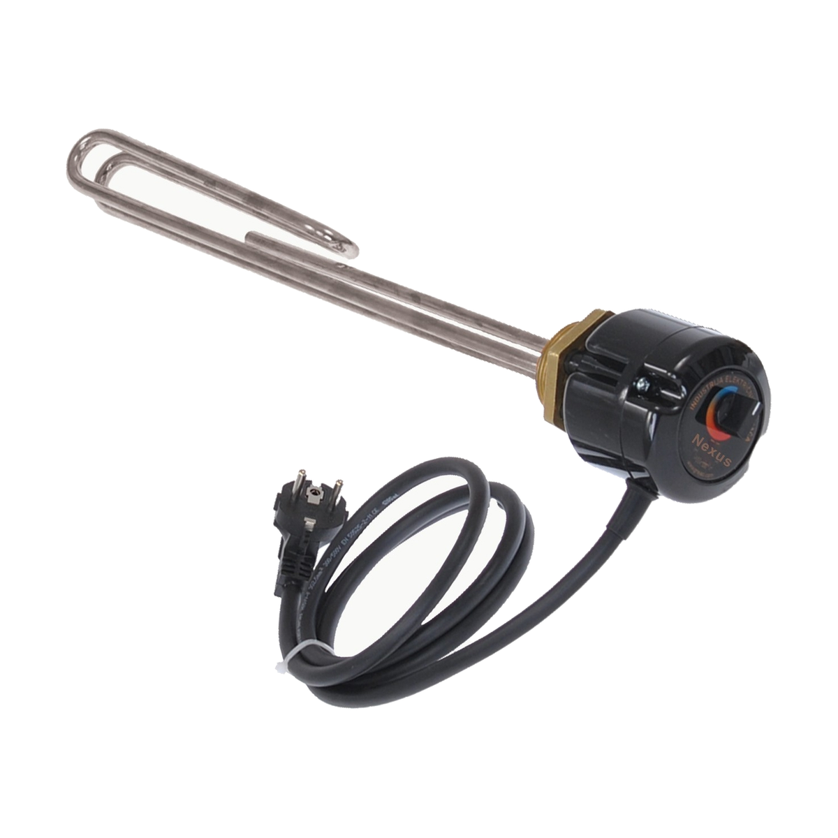 Nexus verwarmingselement 3 kW 1-fase RVS 316L, met thermostaat