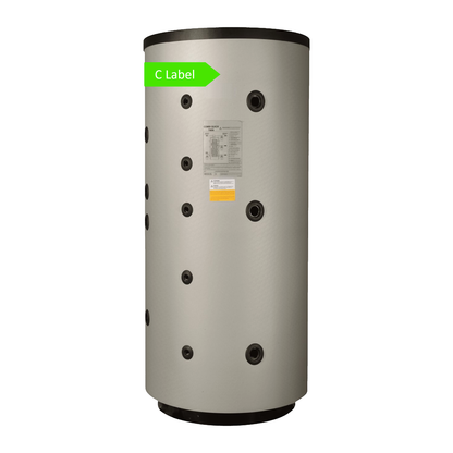 Nexus multi-energievat 2000 L staal, 3 wisselaars (CQT)