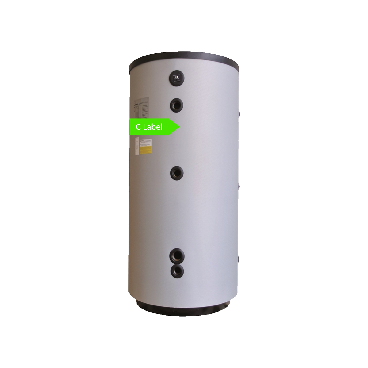 Nexus multi-energievat 1500 L staal, 1 wisselaar (CQS)