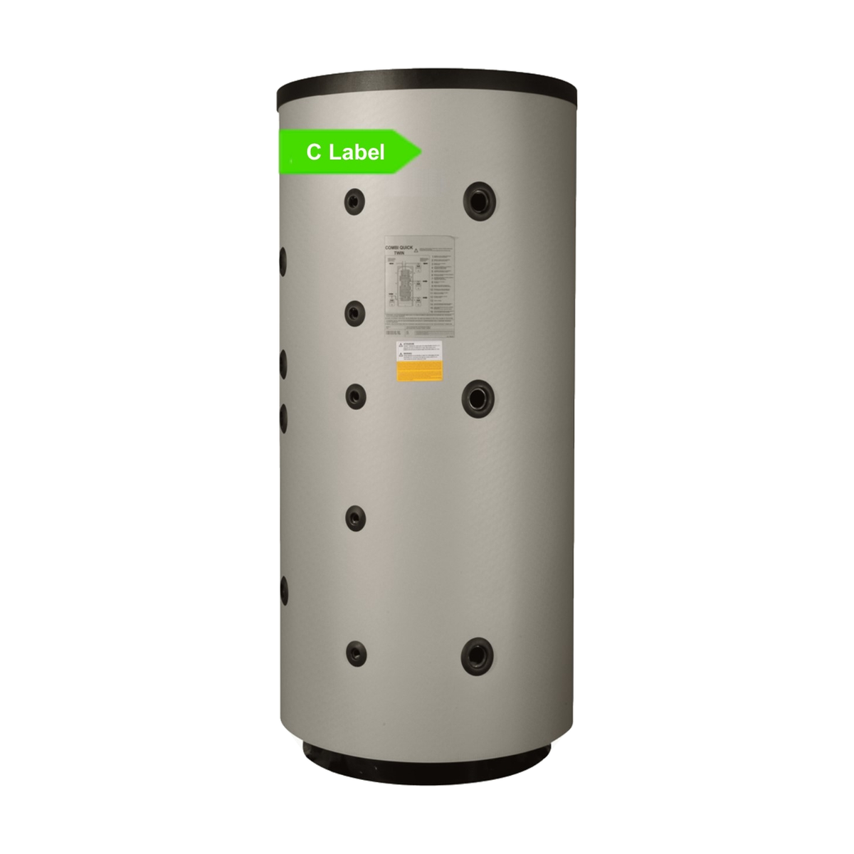 Nexus multi-energievat 800 L staal, 3 wisselaars (CQT)