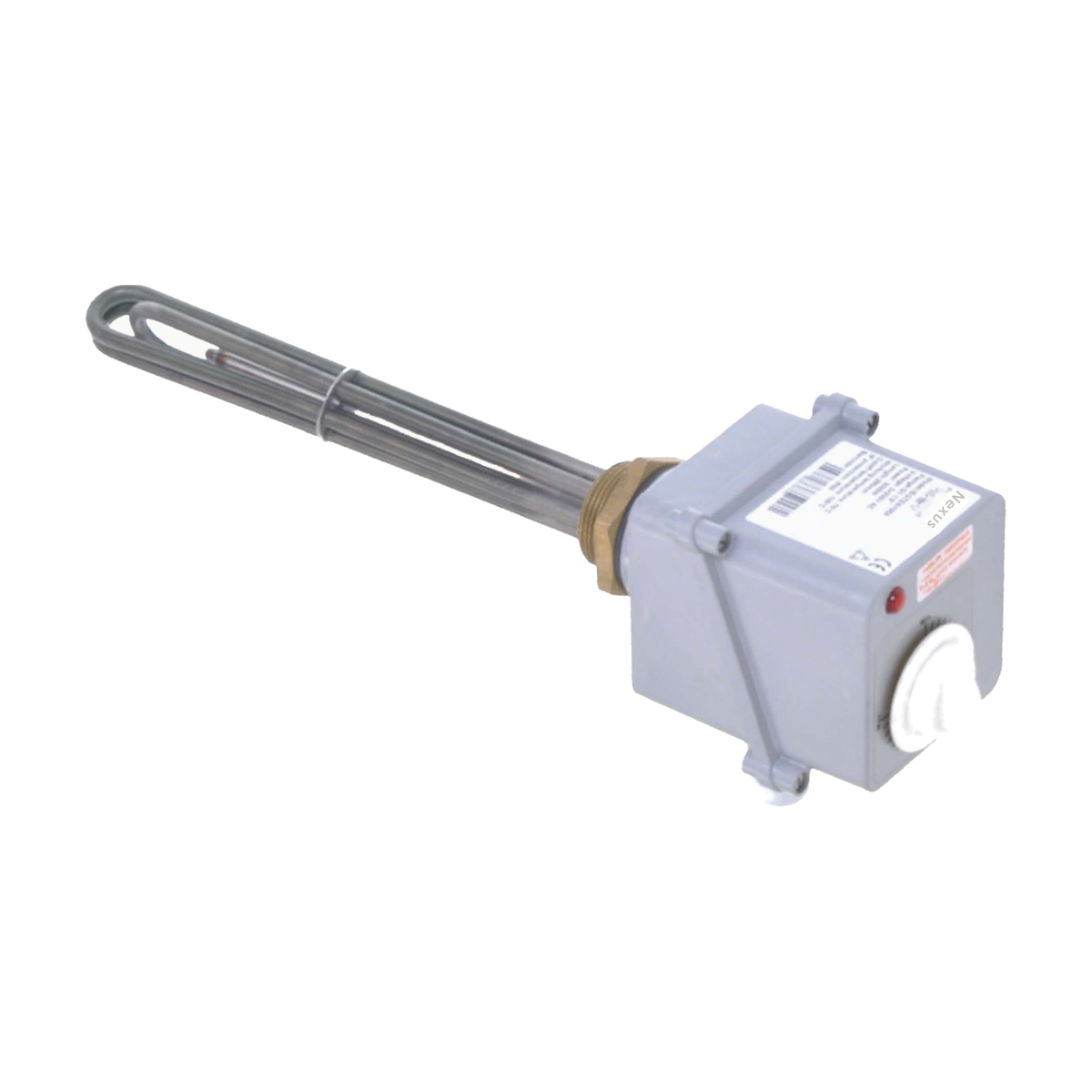 Nexus verwarmingselement 12 kW 3-fase RVS 316L, met thermostaat