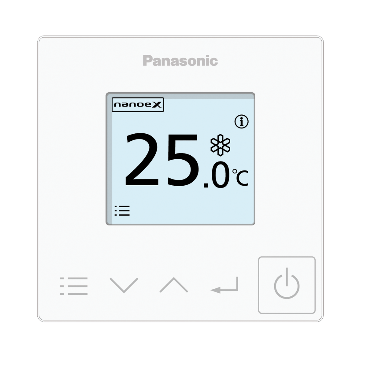Panasonic bediening airco wit