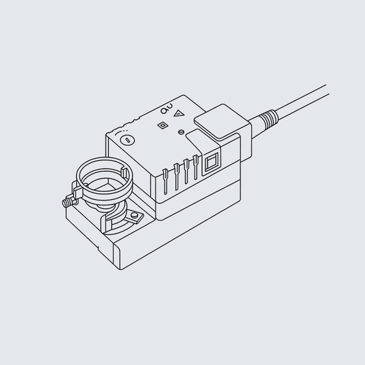 Kronoterm klepmotor voor vlinderklep