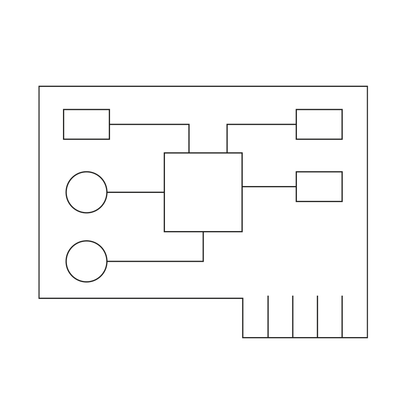 Panasonic printplaat voor analoge bediening van fancoil (0-10 V)
