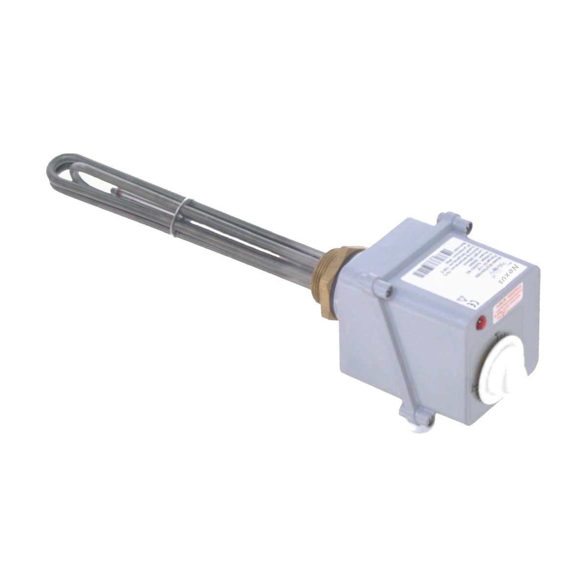 Nexus verwarmingselement 4,5 kW 3-fase RVS 316L, met thermostaat