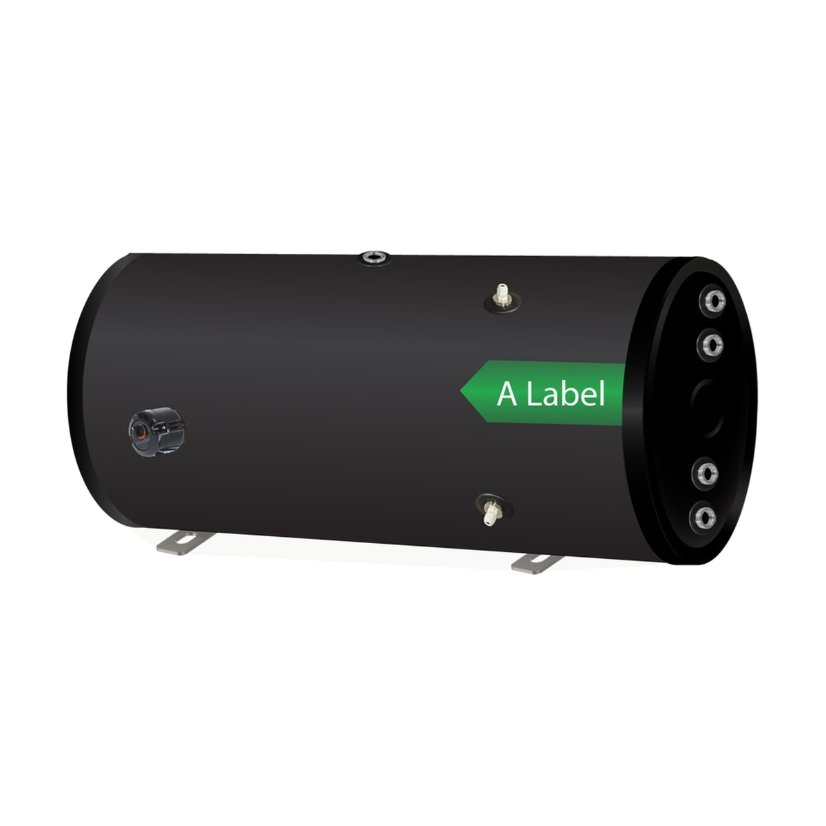 Nexus Black Series 2.0 boiler 200 L duplex, horizontaal (32 mm spiraal)