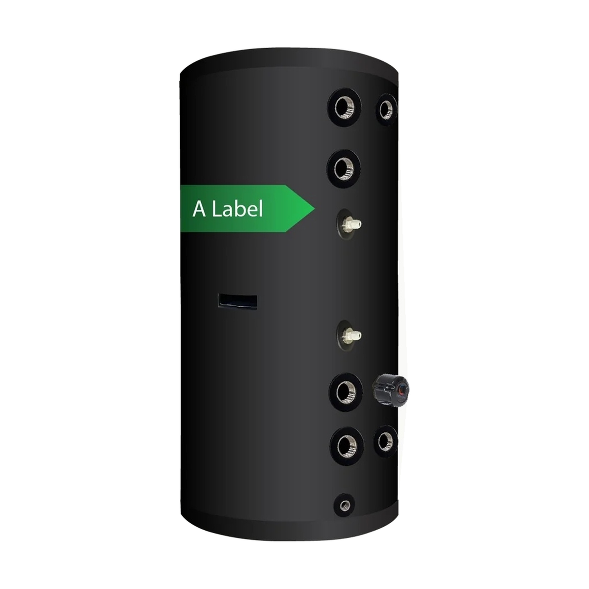 Nexus In-Line buffervat 100 L duplex, zwart