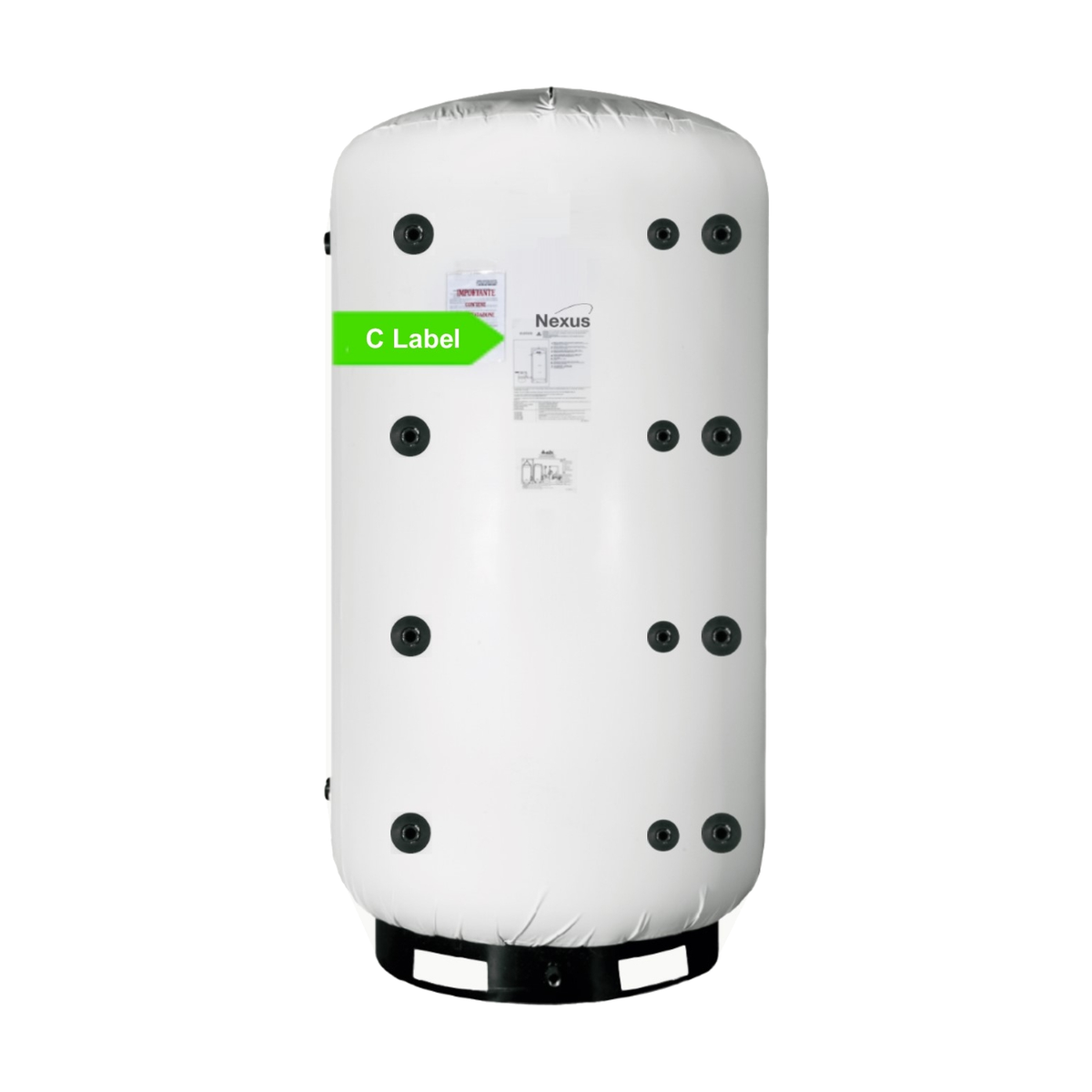 Nexus buffervat 2000 L staal (P-plus)