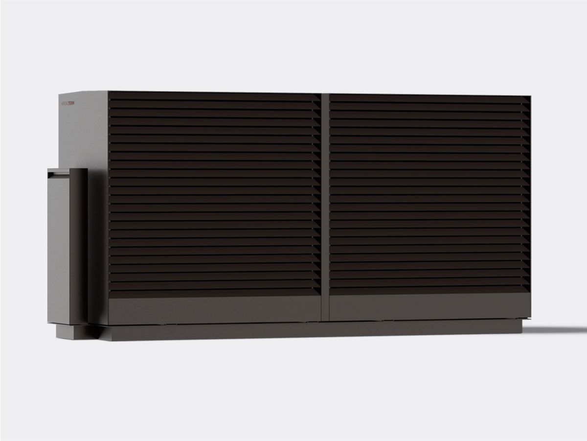 Kronoterm Adapt MAX 70 kW (R290), kleur Nero (grijsbruin)