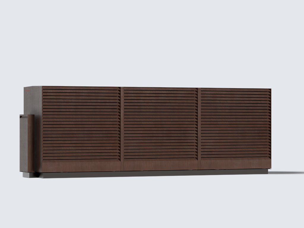 Kronoterm Adapt MAX 105 kW (R290), kleur Corten (cortenstaal)