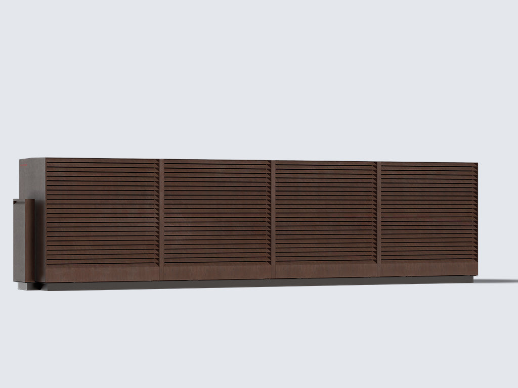 Kronoterm Adapt MAX 140 kW (R290), kleur Corten (cortenstaal)