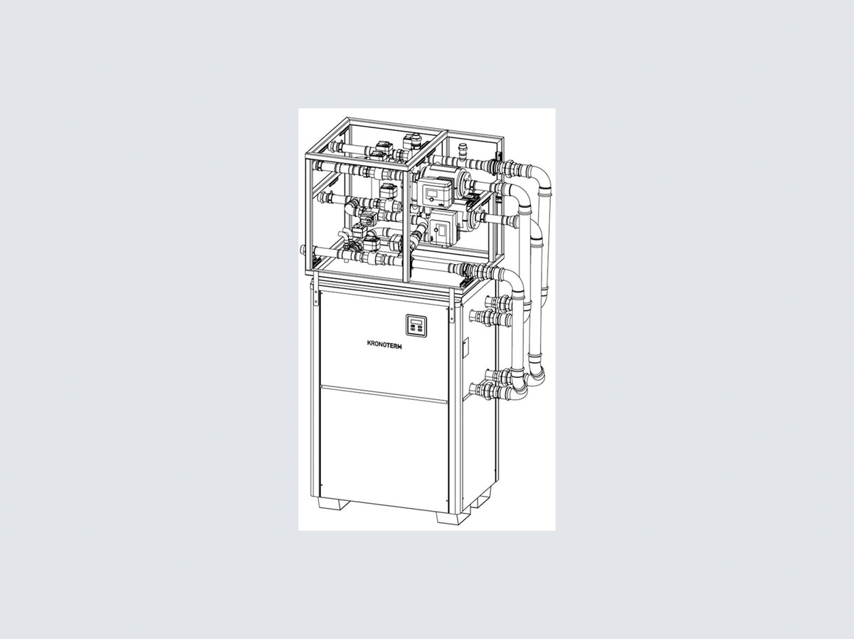 Kronoterm hydraulische module HM-WPG 5560 OHP-SV voor GEOS MAX warmtepomp