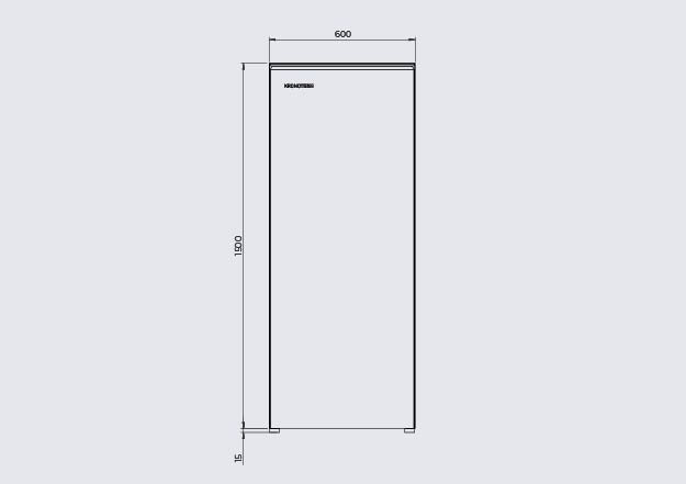 Kronoterm HYDRO B tapwatermodule met 200 liter boiler naast de ETERA warmtepomp