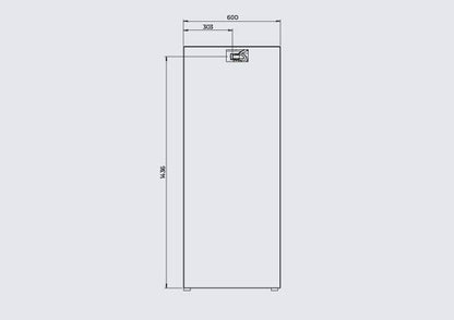 Kronoterm HYDRO BA tapwatermodule met 200 liter boiler, vrijstaand