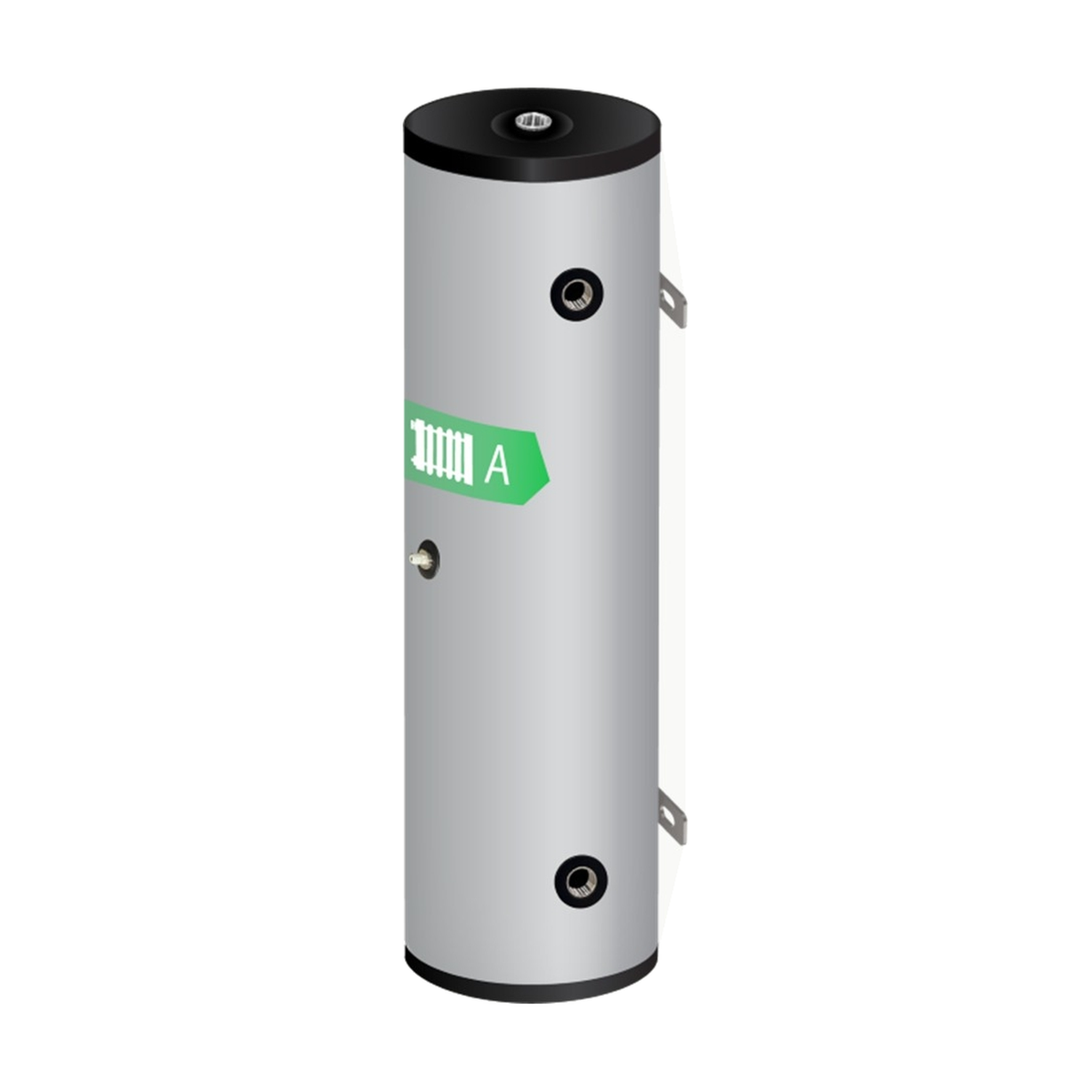Nexus Slim buffervat 50 L RVS 304, wandmodel