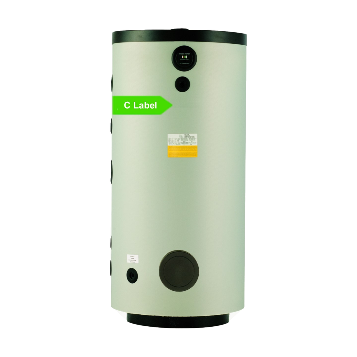 Nexus boiler 800 L geëmailleerd, 2 spiralen, met flens