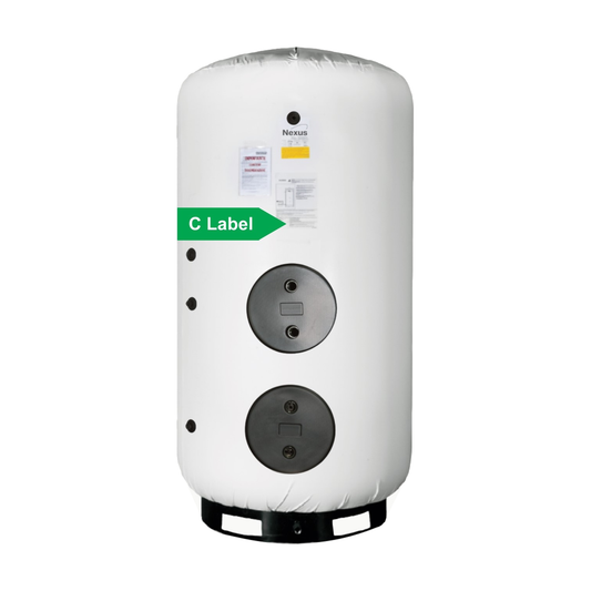 Nexus boiler 3000 L geëmailleerd, 2 uitwisselbare wisselaars (BF2)