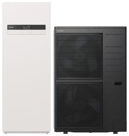 Panasonic K-serie T-CAP 16 kW 3 fase (R32) + All-in-One 185 L