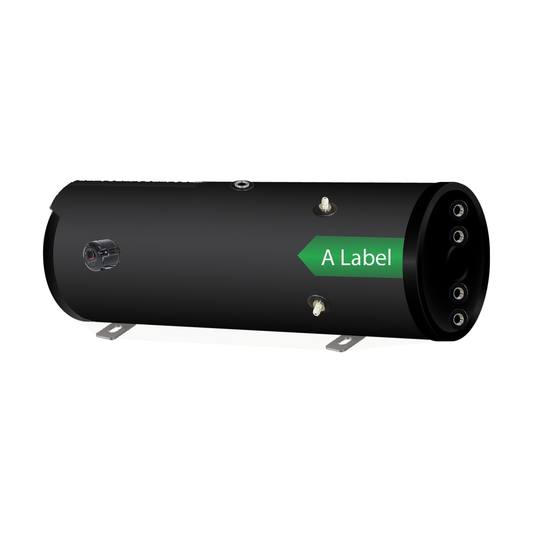 Nexus In-Line boiler 200 L duplex, horizontaal, zwart (32 mm spiraal)