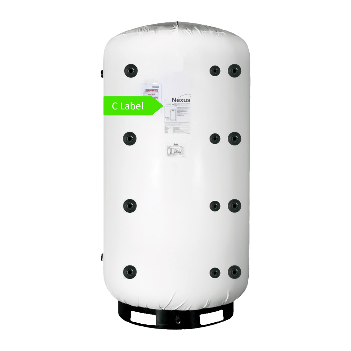 Nexus buffervat 5000 L staal (PS 5000)